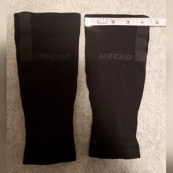 CEP compression calf sleeves black for running or standing athletic exercise leg - Picture 6 of 7